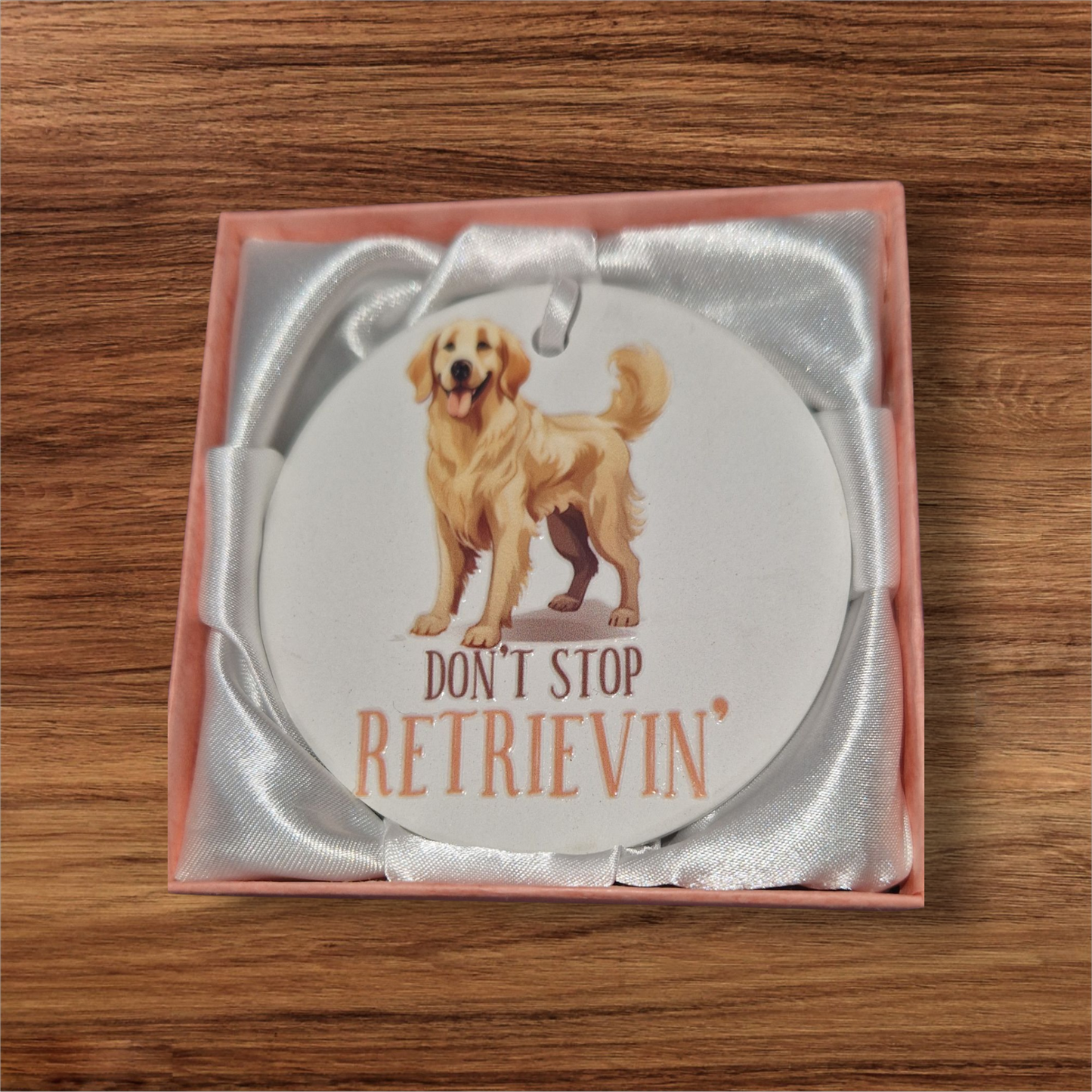 Golden Retriever Ceramic Ornament