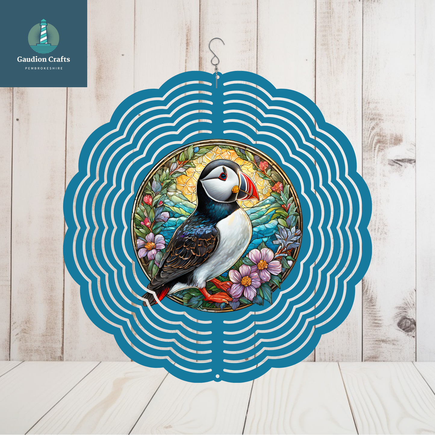 Puffin Wind Spinner Aluminium 20cm/8 "