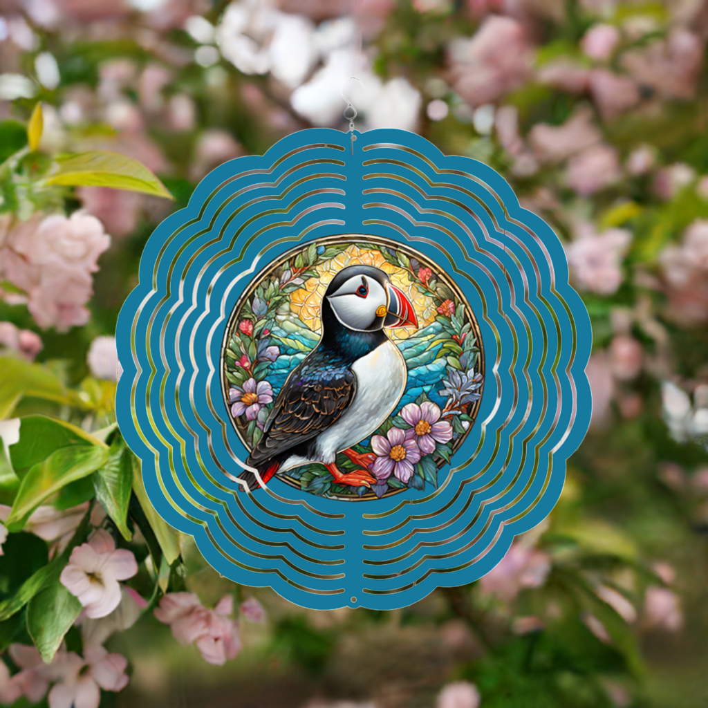 Puffin Wind Spinner Aluminium 20cm/8 "