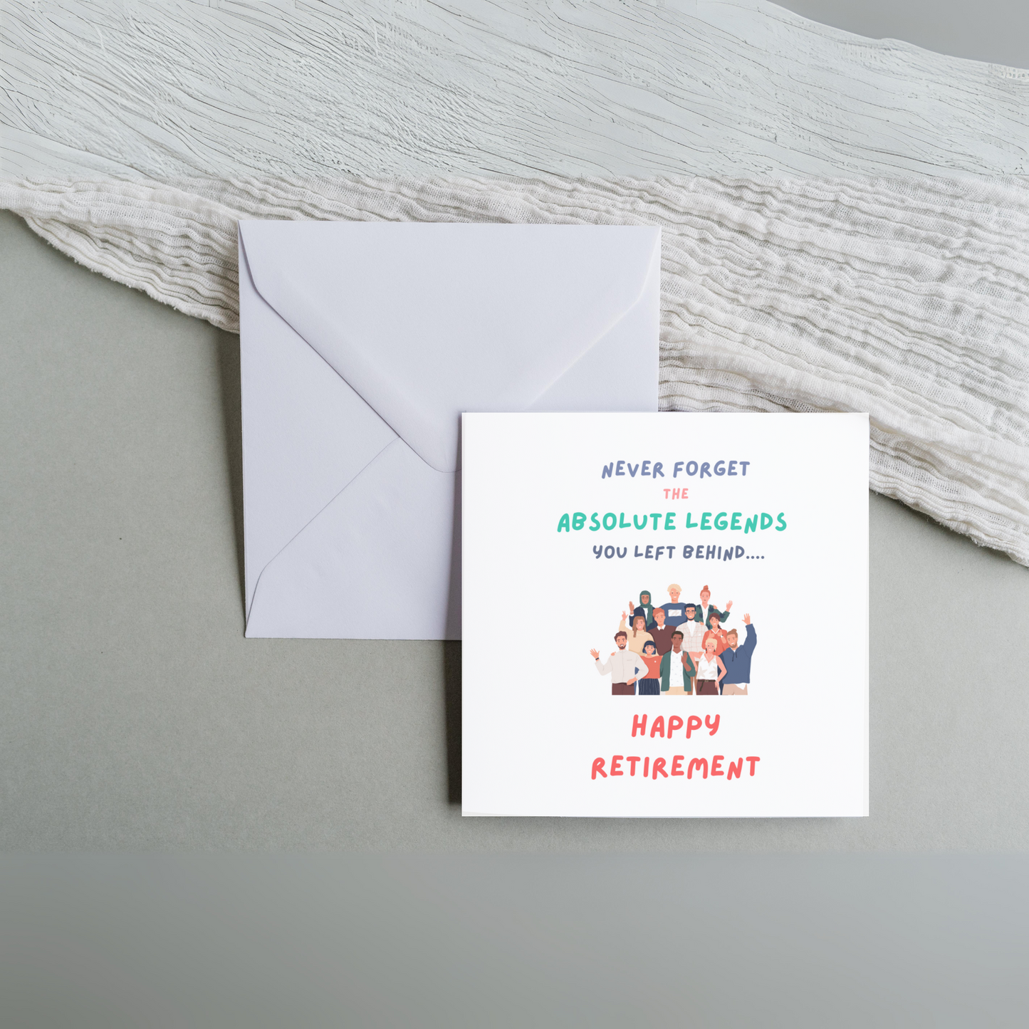 Funny Retirement Card - Legends you left behind - Retirement Card